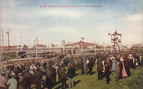 Race Track at Minnesota State Fair Grounds, 1908