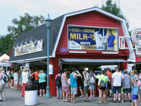 All You Can Drink Milk building at the Minnesota State Fair, 2013