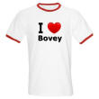 I Love Bovey Ringer T