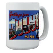 Greetings from Duluth Large Mug