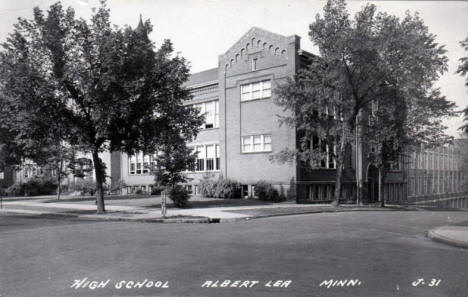 High School, Albert Lea Minnesota, 1948