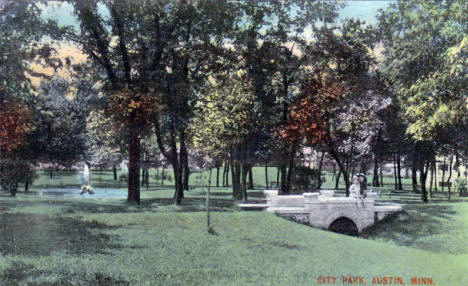 City Park, Austin Minnesota, 1916