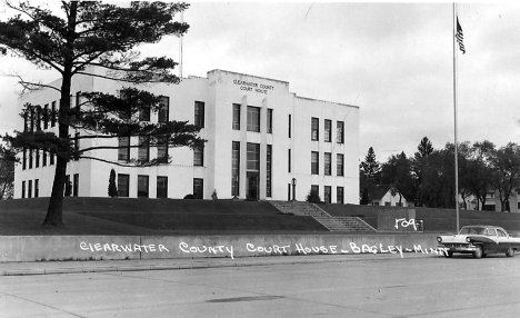 Clearwater County Court House, Bagley Minnesota, 1950's?