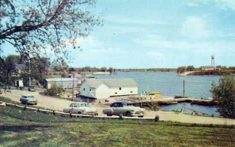 Bay & Harbor Scene, Baudette Minnesota, 1956