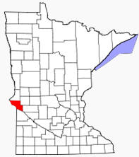 Location of Big Stone County Minnesota