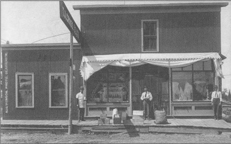 The T.A. Cross Store in downtown Blackduck Minnesota, 1930