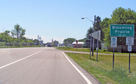 Entering Blooming Prairie from the north on Highway 218, 2010