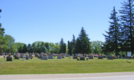 Cemetery on south end of town, Blooming Prairie Minnesota, 2010