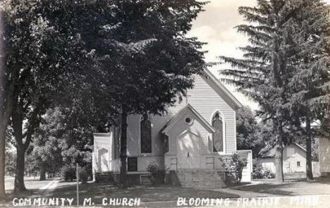 Community Methodist Church, Blooming Prairie Minnesota, 1940's