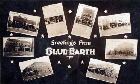 Multiple scenes, Blue Earth Minnesota, 1908