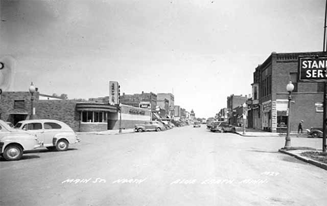 North Main Street, Blue Earth Minnesota, 1952