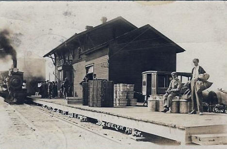 Depot, Bricelyn Minnesota, 1912