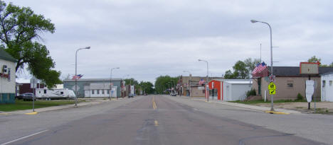 Street scene, Browns Valley Minnesota, 2008