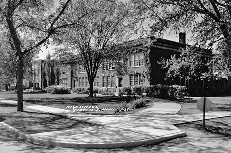 High School, Chatfield Minnesota, 1952