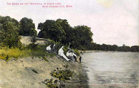 Green Lake near Chisago City Minnesota, 1908