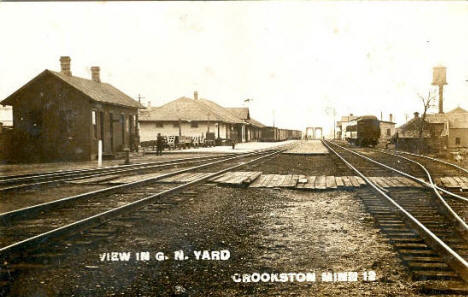 Great Northern Railway Yard, Crookston Minnesota, 1910's?