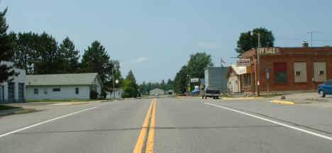 View of Downtown Warba on Highway 2, 2006