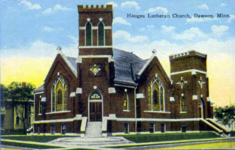 Hauges Lutheran Church, Dawson Minnesota, 1910