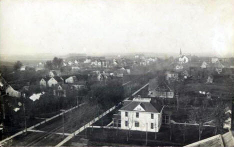Birdseye View of Dawson Minnesota, 1912