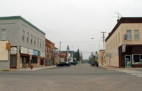 View of Downtown Deer River Minnesota, 2003