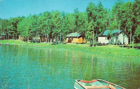 Krantz Resort on Moose Lake, Deer River Minnesota, 1959