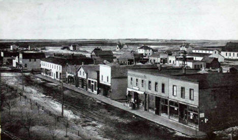 Birds Eye View of Donnelly Minnesota, 1915