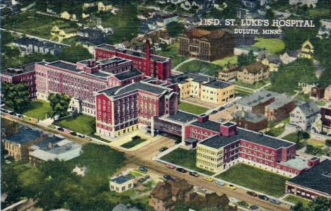 St. Luke's  Hospital, Duluth Minnesota, 1953