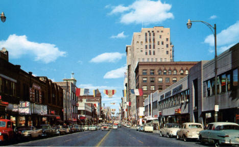 Superior Street, Duluth Minnesota, 1950's
