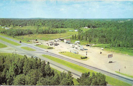 Nelson's Diner and Mileage gas station on the Miller Trunk Highway, 1950's