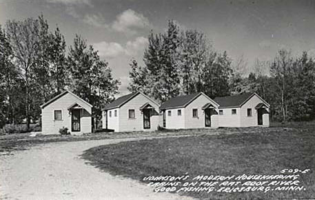 Johnson's Housekeeping Cabins on the Rat Root River, 1950's
