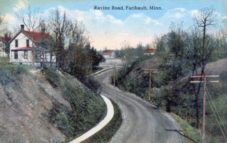Ravine Road, Faribault Minnesota, 1914