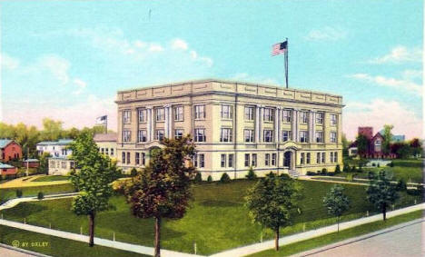 Ottertail County Courthouse, Fergus Falls Minnesota, 1920's