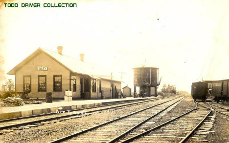 Railroad Depot, Foley Minnesota, 1919