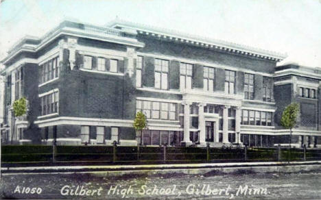 Gilbert High School, Gilbert Minnesota, 1918