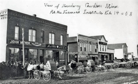 Farmer's Institute, Goodhue Minnesota, 1908