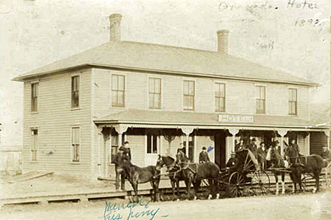 Hodgman Hotel, Granada Minnesota, 1892