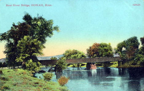 Root River Bridge, Hokah Minnesota, 1910's