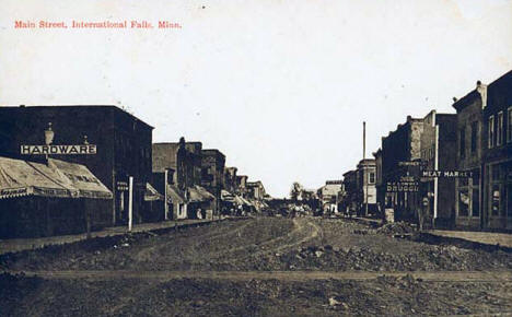 Main Street, International Falls Minnesota, 1911
