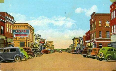 Main Street, International Falls Minnesota, 1945
