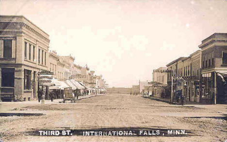 Third Street, International Falls Minnesota, 1910's