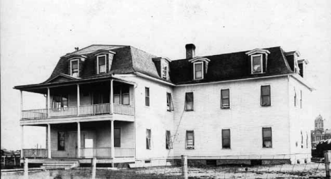 Hospital built by Doctor Robert Monahan, International Falls Minnesota, 1909