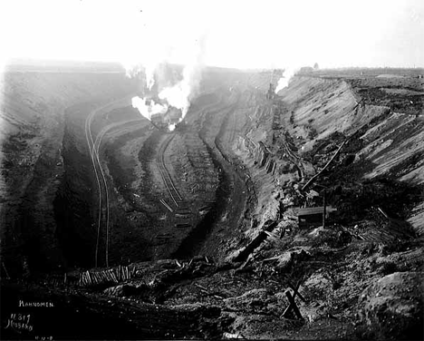 Mahnomen Mine, Ironton Minnesota, 1917