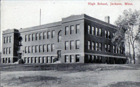 High School, Jackson Minnesota, 1910's