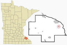 Location of Kellogg, Minnesota
