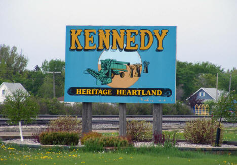 Sign in Kennedy Minnesota, 2008