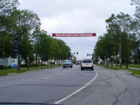 Entering International Falls Minnesota on US Highway, 2007