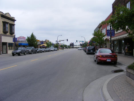 View of 3rd Street in Downtown International Falls Minnesota, 2007