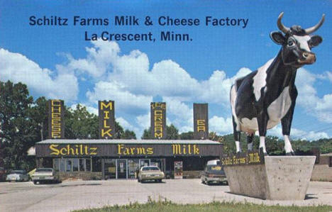 Schiltz Farms Milk and Cheese Factory, La Crescent Minnesota, 1960's