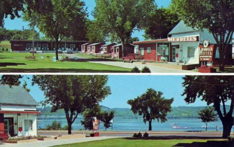 Merrell's Motel and Resort Lake Pepin, Lake City Minnesota, 1959