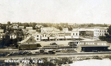 General View, Lake Park Minnesota, 1907